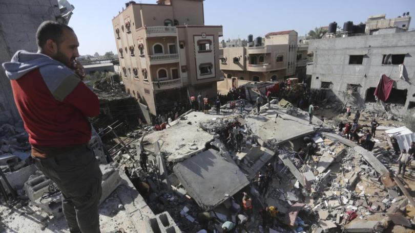 People in Gaza are exhausted and losing hope in humanity, the head of the UNRWA says. (AP PHOTO)