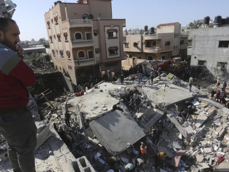 People in Gaza are exhausted and losing hope in humanity, the head of the UNRWA says. (AP PHOTO)