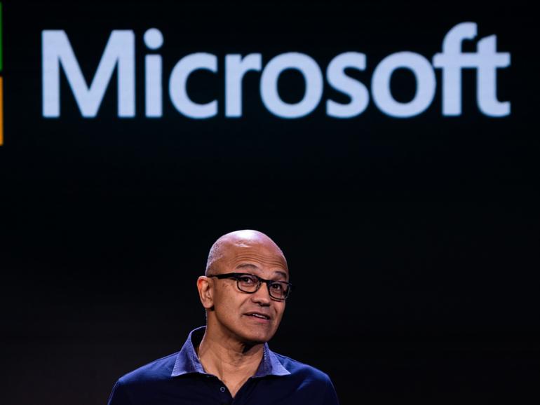 Satya Nadella, Microsoft CEO. Bloomberg