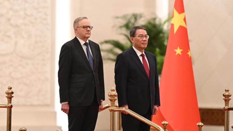 Anthony Albanese and Chinese Premier Li Qiang