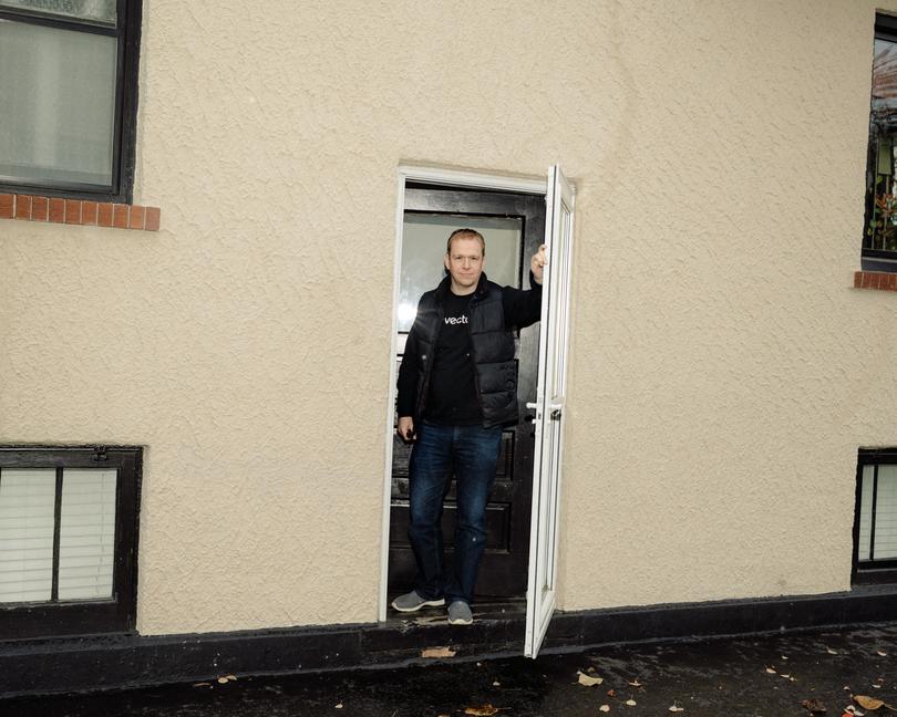 Simon Hughes, a Vectara researcher, in Riverside, Ill., on Oct. 1, 2023. Hughes built a system that aims to show how often chatbots hallucinate. (Lyndon French/The New York Times)