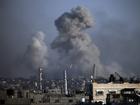 Smoke rises following Israeli bombardments in Khan Younis, southern Gaza Strip, Wednesday, Jan. 17, 2024.