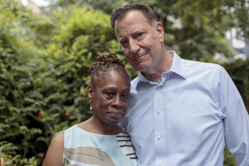 FILE  Former New York City Mayor Bill de Blasio and his wife, Chirlane McCray, at their home in Park Slope, Brooklyn, July 4, 2023.  They all made us talk: about what we wear, how we live and how we express ourselves. (Sarah Blesener/The New York Times)