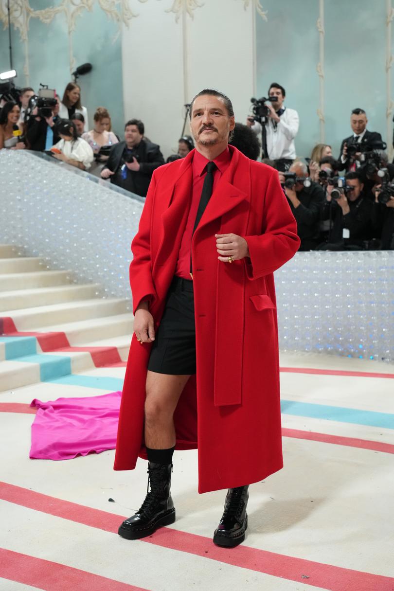 FILE  Pedro Pascal at the Metropolitan Museum of Art's Costume Institute benefit gala in New York, May 1, 2023.  They all made us talk: about what we wear, how we live and how we express ourselves. (Jutharat Pinyodoonyachet/The New York Times)