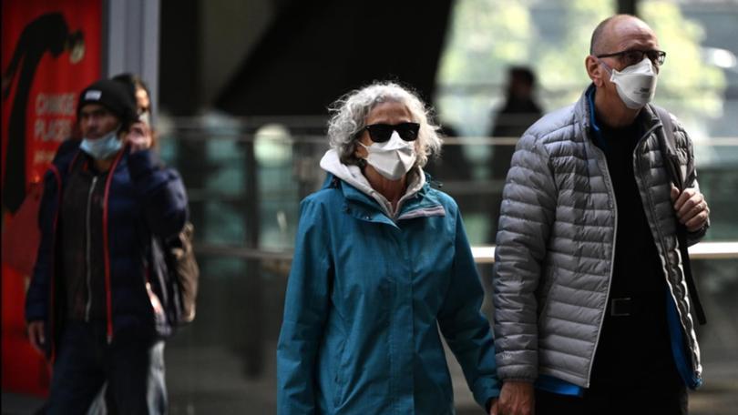 COVID-19 booster vaccination rates are much higher among older Australians. (Joel Carrett/AAP PHOTOS)