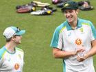 Marnus Labuschagne says Steve Smith (left) as opener and Cameron Green (right) at No.4 can work. (Dave Hunt/AAP PHOTOS)