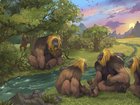 Gigantopithecus blacki, which once lived in China, represents the largest great ape ever known. (AP PHOTO)