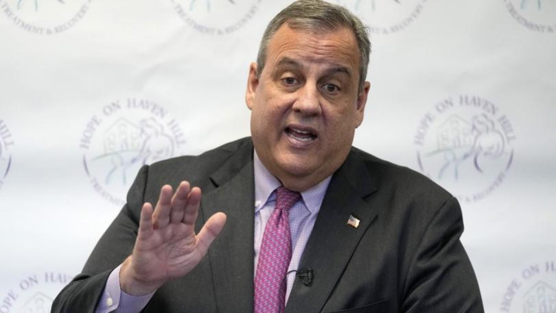 Republican Chris Christie will drop out of the presidential race for 2024. (AP PHOTO)