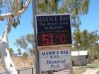 The Bureau of Meteorology forecasts the mercury at Marble Bar to reach 46C on the weekend. (HANDOUT/WENDY MCWHIRTER BROOKS)