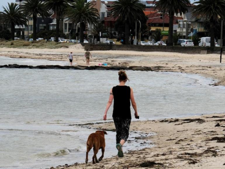 Victorians living along the coast could face inundation by 2100 due to rising sea levels. (Luis Enrique Ascui/AAP PHOTOS)
