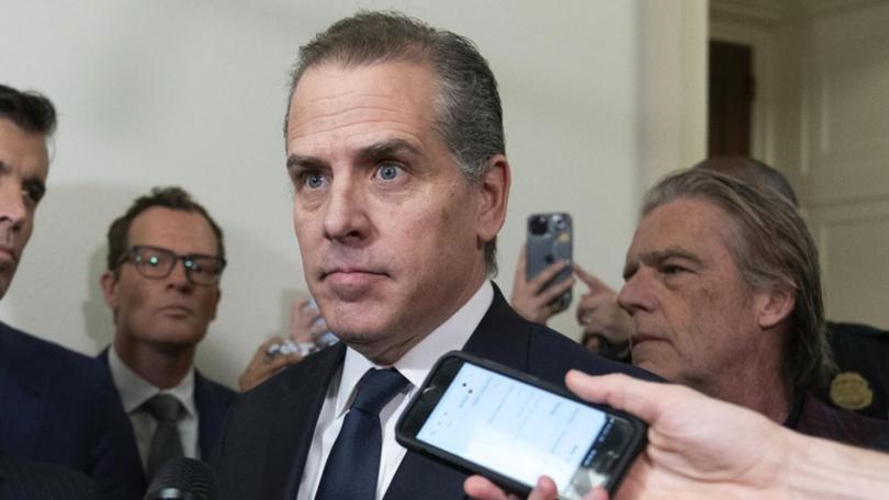 Hunter Biden stands accused of failing to pay $US1.4 million in taxes between 2016 and 2019. (AP PHOTO)