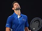 Defending champion Novak Djokovic had to work for his win over teenage qualifier Dino Prizmic. (Lukas Coch/AAP PHOTOS)