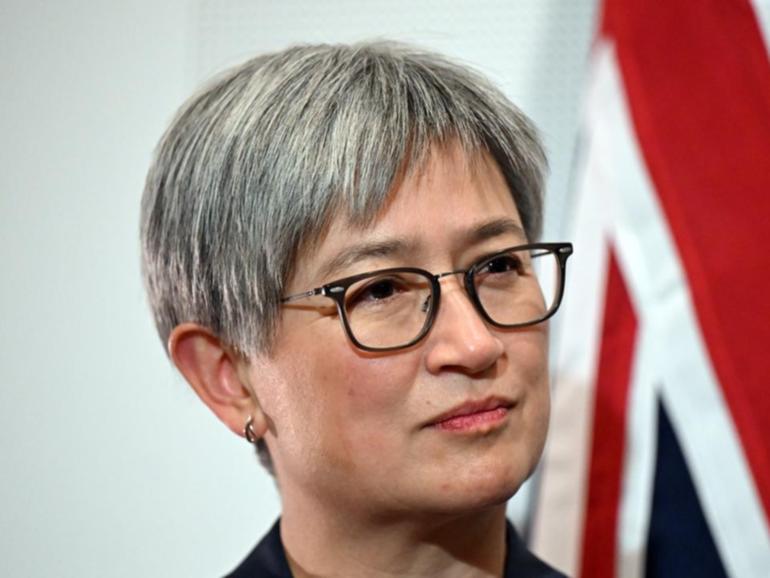 Foreign Minister Penny Wong has held talks with her counterpart in Jordan, Ayman Safadi. 