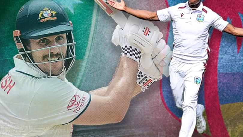 Mitch Marsh (left) and exciting Shamar Joseph provide great storylines for the Adelaide Test.