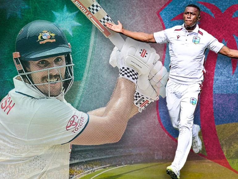 Mitch Marsh (left) and exciting Shamar Joseph provide great storylines for the Adelaide Test.