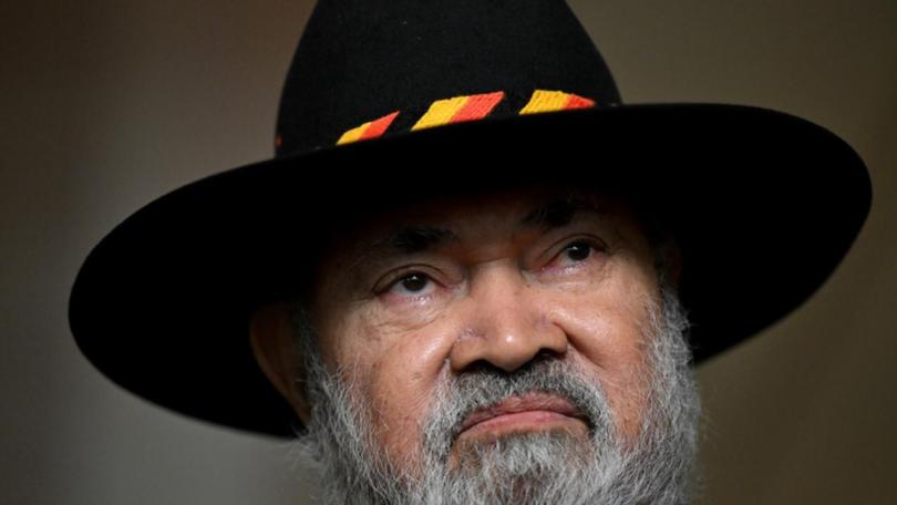 Pat Dodson, 75, is retiring from the Senate after seven-and-a-half years. (Lukas Coch/AAP PHOTOS)