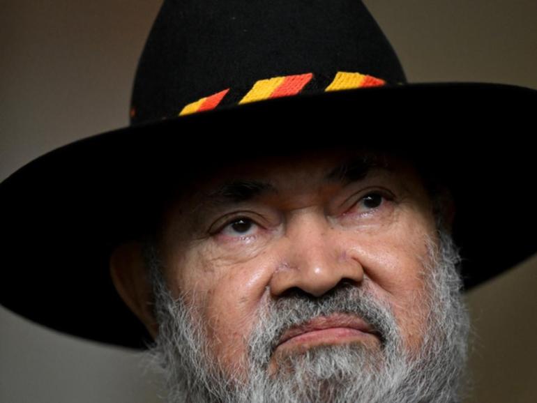 Pat Dodson, 75, is retiring from the Senate after seven-and-a-half years. (Lukas Coch/AAP PHOTOS)