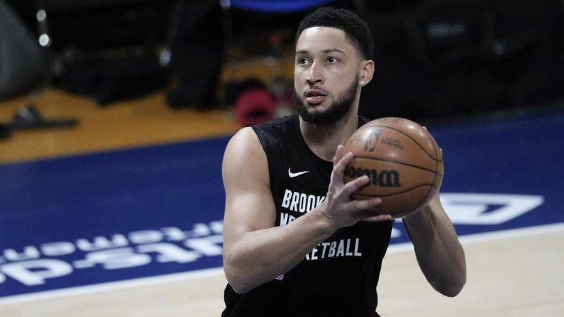 Brooklyn Nets guard Ben Simmons could reportedly return to action as early as Monday. (AP PHOTO)