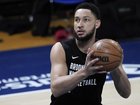 Brooklyn Nets guard Ben Simmons could reportedly return to action as early as Monday. (AP PHOTO)