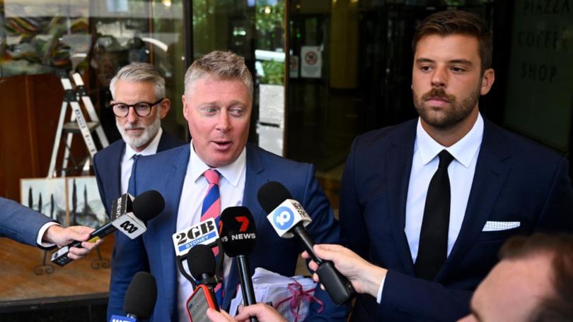 Daniel Keneally (right) was innocent and had made an "honest mistake", his lawyer Paul McGirr said. (Dan Himbrechts/AAP PHOTOS)