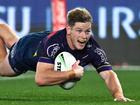 Hooker Harry Grant will captain Melbourne for the 2024 NRL season. (Joel Carrett/AAP PHOTOS)