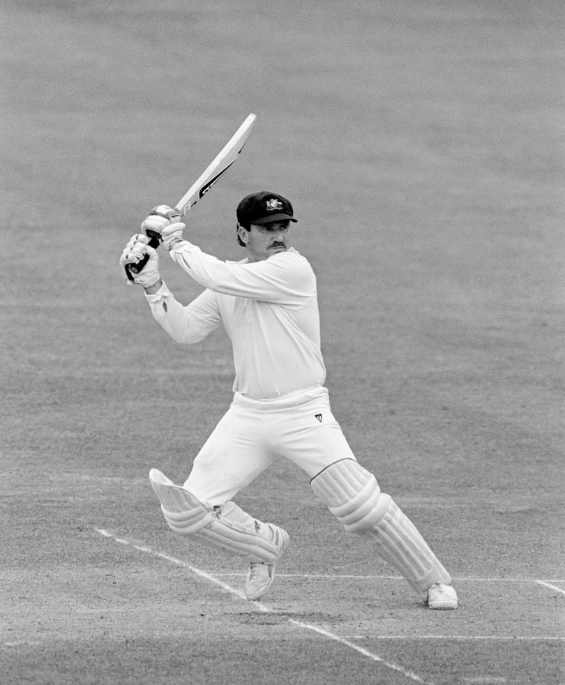 Allan Border batting for Australia during the 2nd Test match between England and Australia at Lord's cricket ground in London, 28th June 1985. (Photo by Patrick Eagar/Popperfoto via Getty Images/Getty Images)