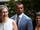 Kurtley Beale's barrister Margaret Cunneen SC (left) has been making closing arguments at his trial. (Dan Himbrechts/AAP PHOTOS)