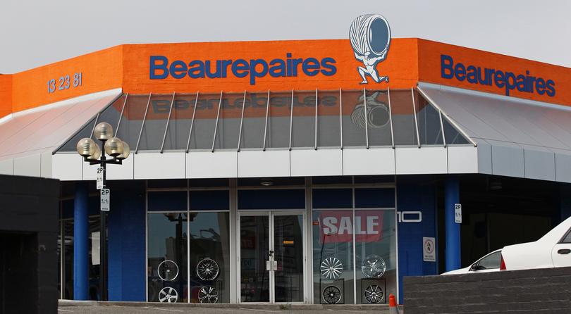 Signage  of shops Scarborough Beach Road, Osborne Park and Innaloo..
Picture by Gerald Moscarda        The West Australian     14  May 2014

Beaurepaires