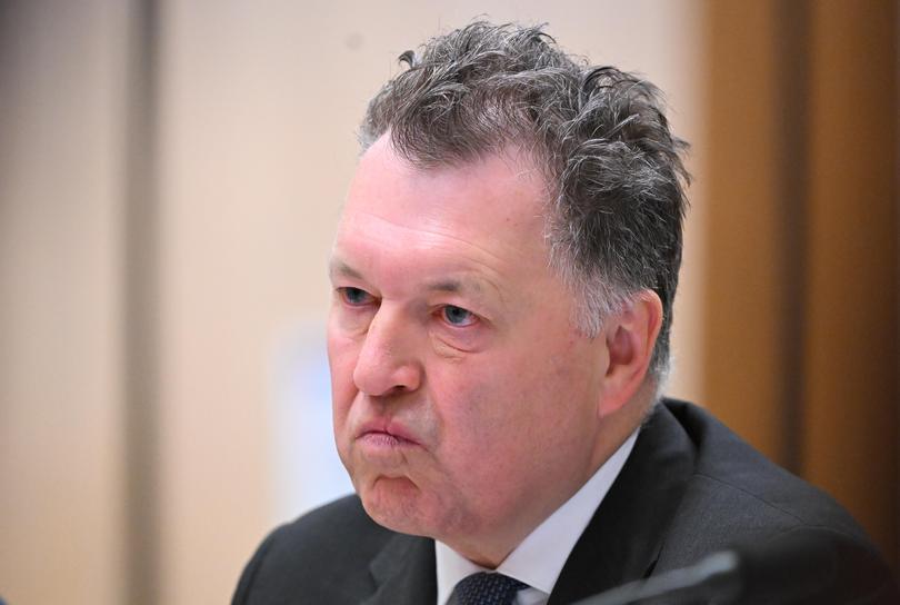 PwC Australia Chief Executive Officer Kevin Burrowes speaks during the Inquiry.