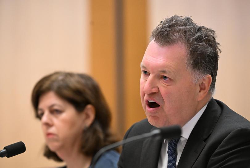 PwC Australia Chief Executive Officer Kevin Burrowes speaks during the Inquiry.