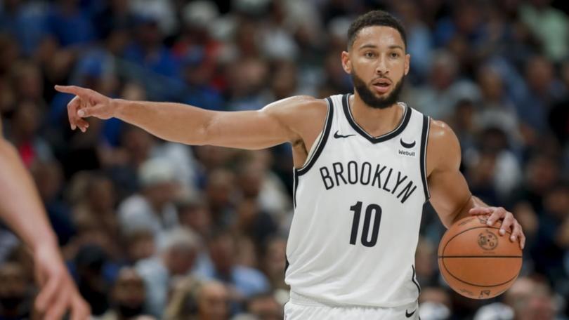 Brooklyn Nets guard Ben Simmons needs to determine the direction of his international future. (AP PHOTO)