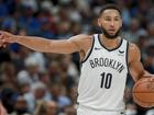 Brooklyn Nets guard Ben Simmons needs to determine the direction of his international future. (AP PHOTO)