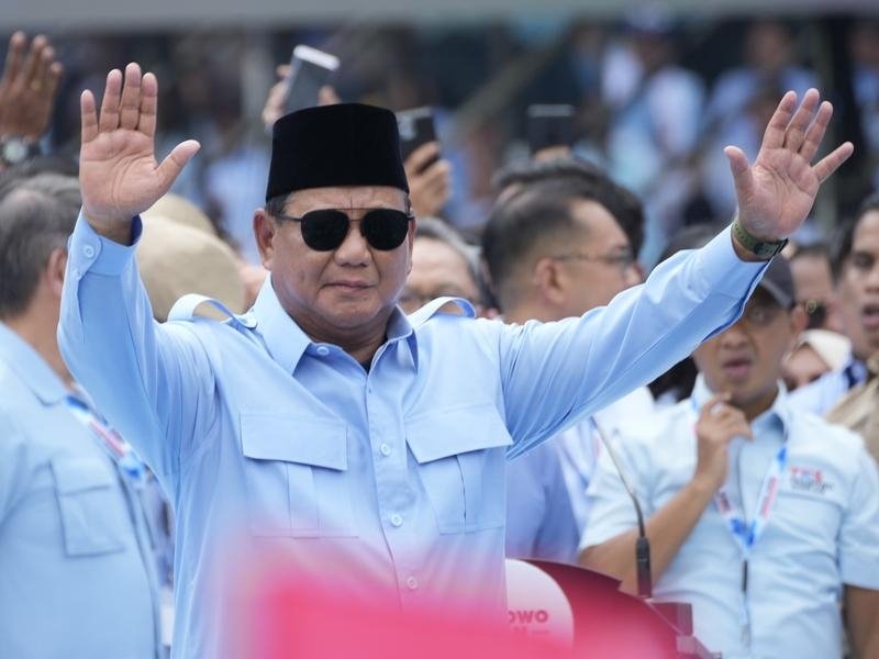 Indonesian presidential candidate Prabowo Subianto