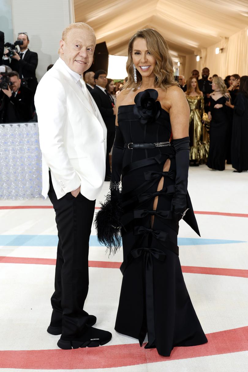 Anthony Pratt and Claudine Revere attend The 2023 Met Gala Celebrating "Karl Lagerfeld: A Line Of Beauty" at The Metropolitan Museum of Art on May 01, 2023, in New York City.