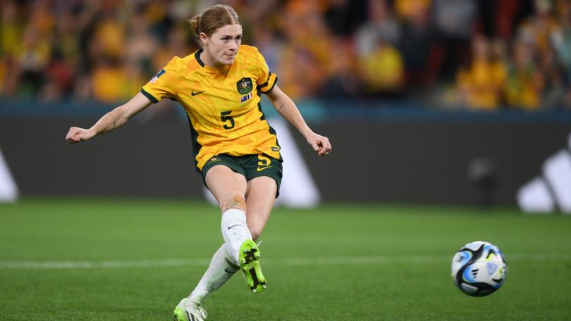 World Cup hero Cortnee Vine has withdrawn from the Matildas’ qualifiers next month. (Photo by Justin Setterfield/Getty Images)