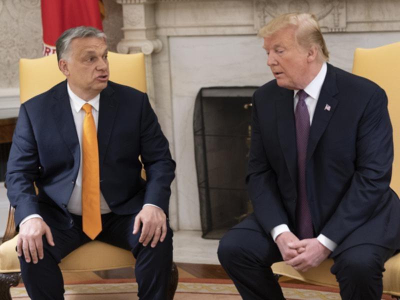 Donald Trump meets with Hungary Prime Minister Viktor Orban