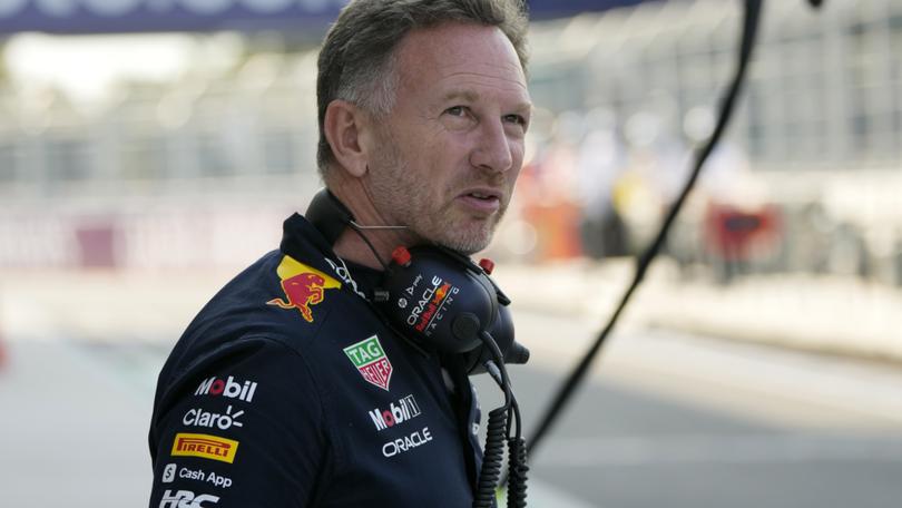 Red Bull team principal Christian Horner has again denied claims of misconduct at Red Bull’s car launch and said his wife Geri is supporting him.