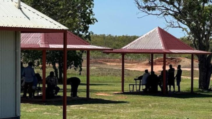 A group of men who say they are from Pakistan and have arrived by boat, have been located in Beagle Bay in WA's north. 