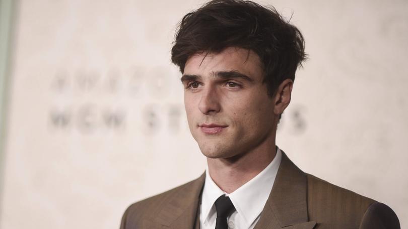 Jacob Elordi arrives at the premiere of "Saltburn" on Tuesday, Nov. 14, 2023, at The Theatre at Ace Hotel in Los Angeles. (Photo by Richard Shotwell/Invision/AP)