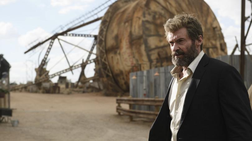 This image released by Twentieth Century Fox shows Hugh Jackman in a scene from "Logan." (Ben Rothstein/Twentieth Century Fox via AP)
