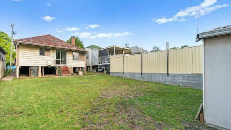 The home features a decent sized yard as well.