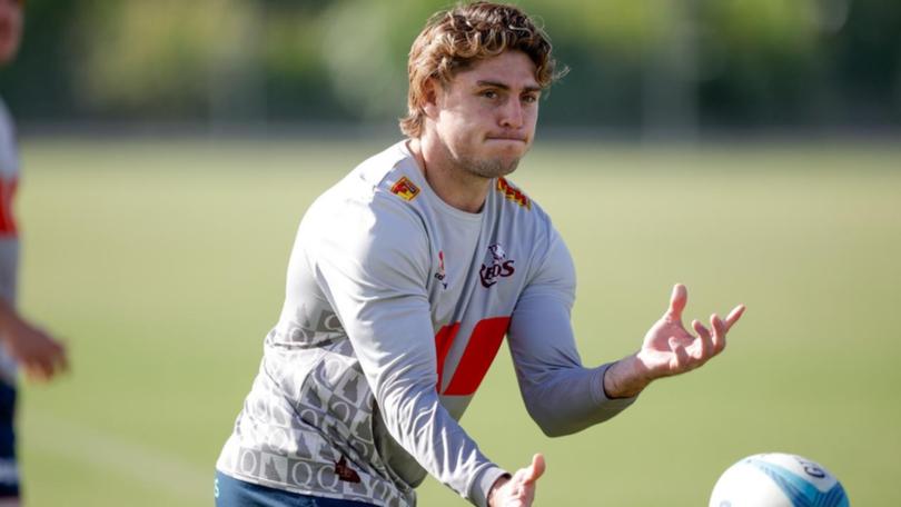 A hamstring injury could keep James O'Connor out of Super Rugby Pacific calculations for a month. (Russell Freeman/AAP PHOTOS)