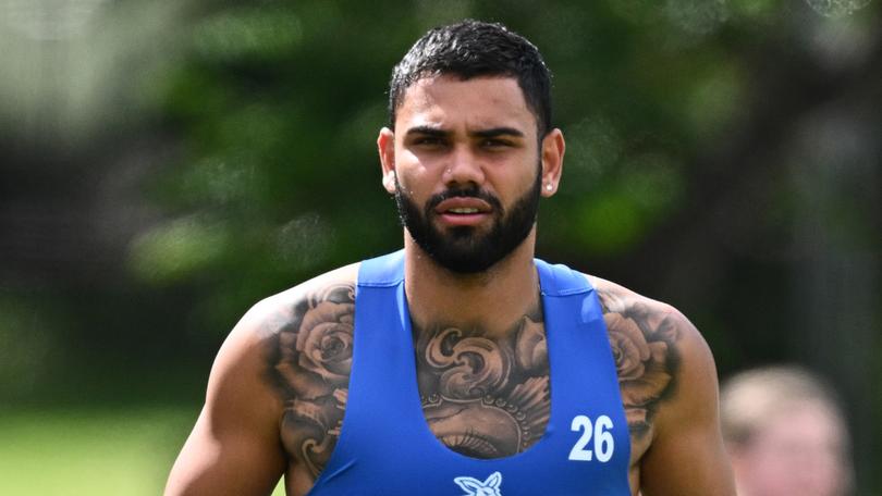 Tarryn Thomas’ time at the Kangaroos may finally be at an end with the troubled star set to be wiped out for most of the season with a long ban over his alleged behaviour towards a woman.