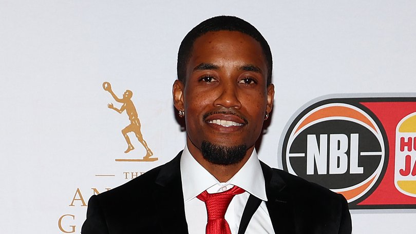 Bryce Cotton celebrates his fourth MVP win.(Photo by Graham Denholm/Getty Images for NBL)