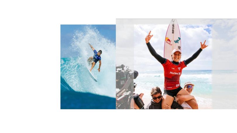 Jack Robinson and Molly Picklum have both taken out the Sunset Beach titles at Hawaii.