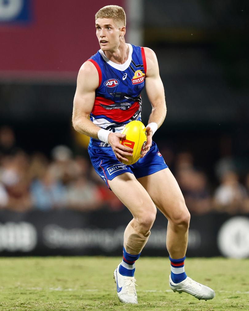 Tim English is the AFL’s leading ruckman.
