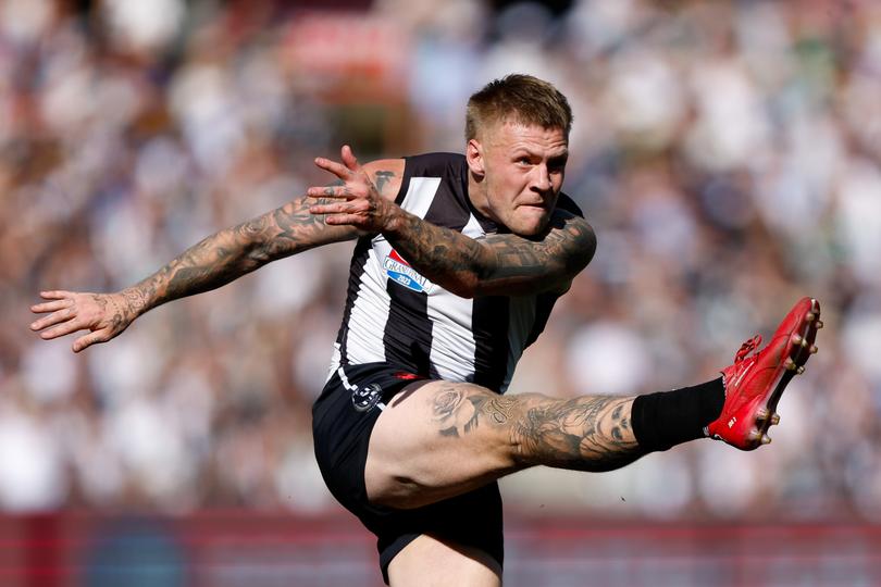 Jordan De Goey has put his chequered past behind him to be one of the AFL’s best. 