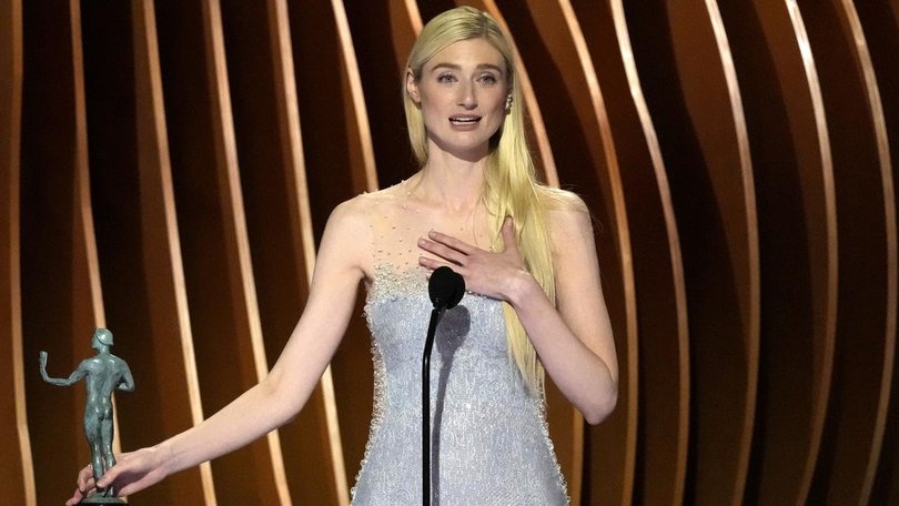 Elizabeth Debicki won for outstanding performance by a female actor in a drama series. 