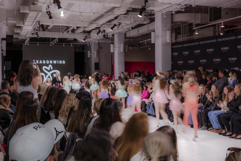 A fashion show for girls in New York on Feb. 10, 2024. 