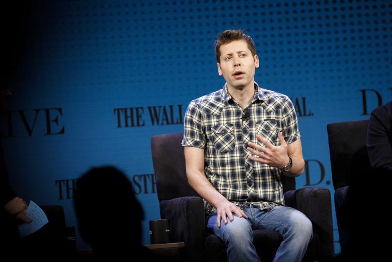 Sam Altman, president of Y Combinator, speaks during the Wall Street Journal D.Live global technology conference in Laguna Beach, California, U.S., on Wednesday, Oct. 18, 2017. WSJ D.Live conference brings together CEOs, founders, investors, and luminaries to discuss the global technology environment and how to move the industry forward. Photographer: Patrick T. Fallon/Bloomberg